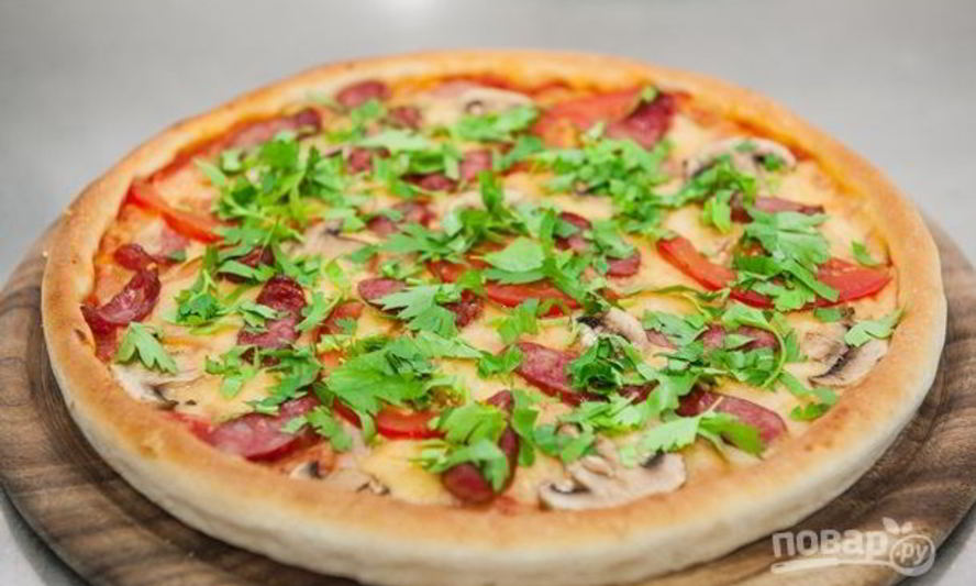 Рецепт пиццы по-баварски