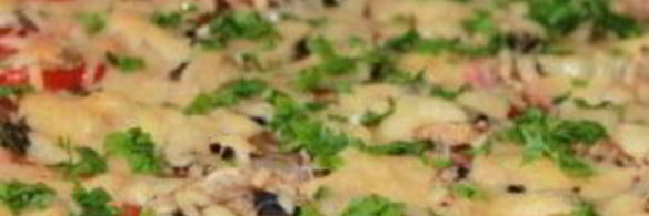 пицца с колбасой и шампиньонами