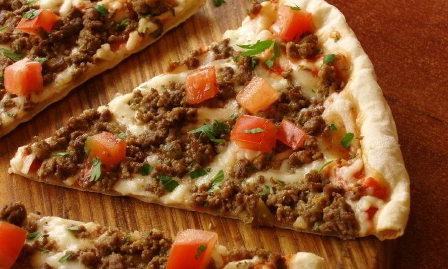 Рецепт пиццы с мясным фаршем