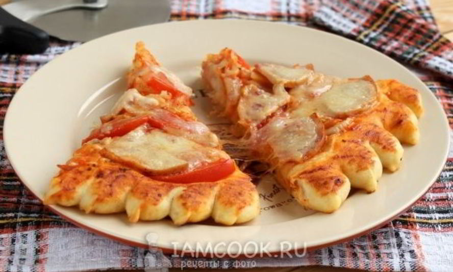 Рецепт пиццы с мясом