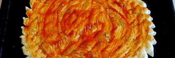 пицца с мясом