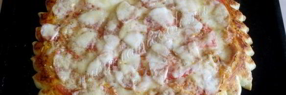 пицца с мясом