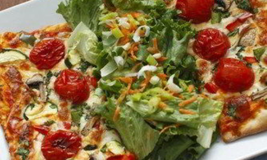 Рецепт пиццы с овощами и рисом вегетарианская