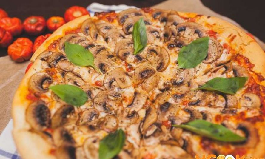 Рецепт пиццы с шампиньонами