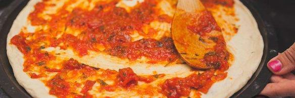 пицца с шампиньонами