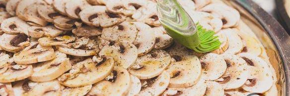 пицца с шампиньонами