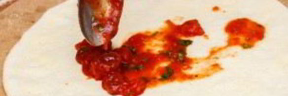 пицца со шпинатом