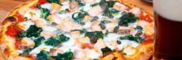 пицца со шпинатом