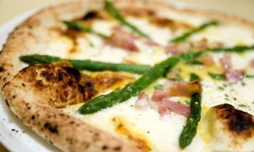 Рецепт пиццы со спаржей