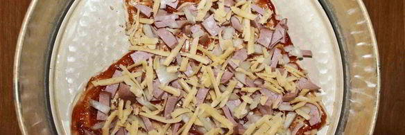 пицца в форме сердца