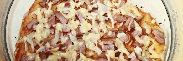 пицца в форме сердца