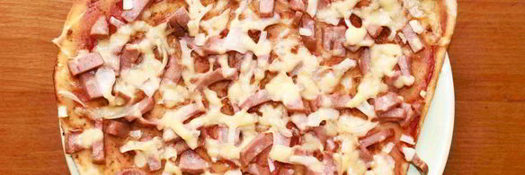 пицца в форме сердца