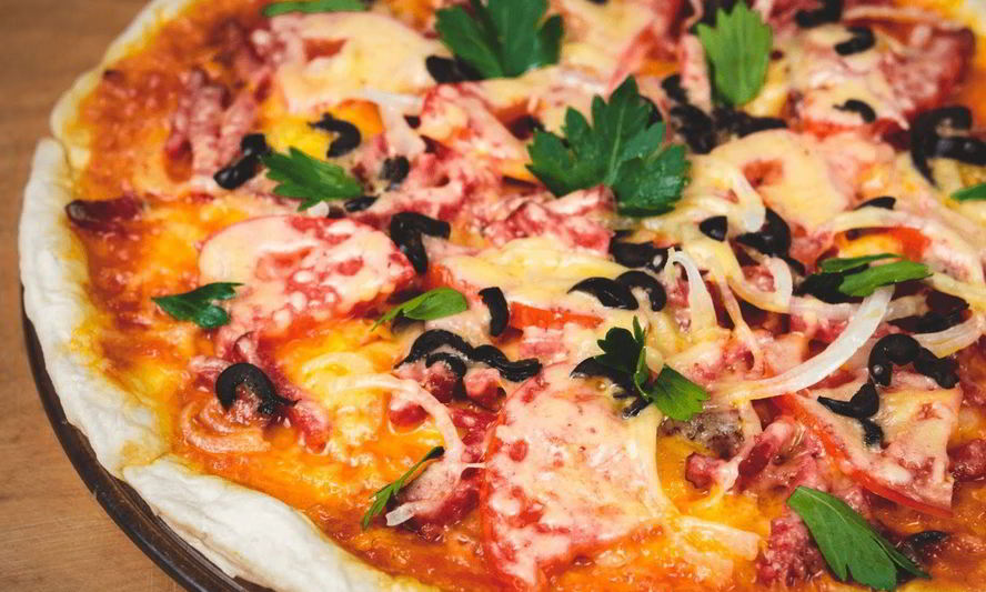 Рецепт пиццы в микроволновой печи