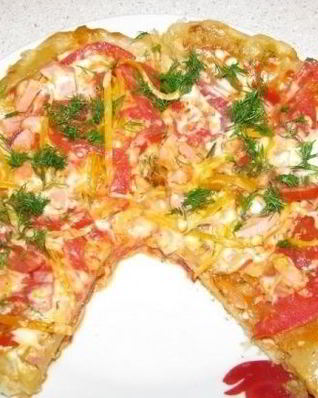 Пицца в мультиварке