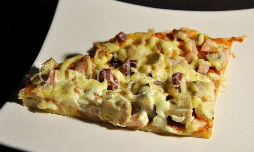 Рецепт пиццы за 40 минут