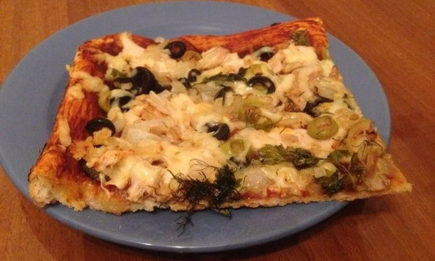 Рецепт рыбной пиццы