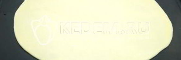 тонкая пицца с моцареллой