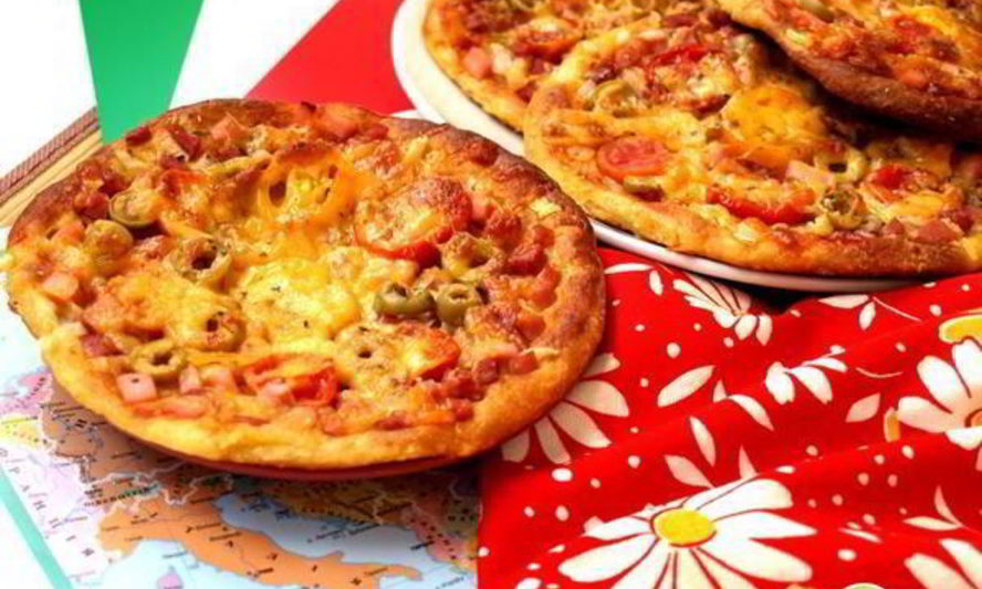 Рецепт творожных мини-пицц