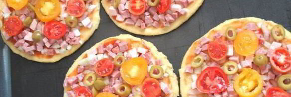 творожные мини-пиццы