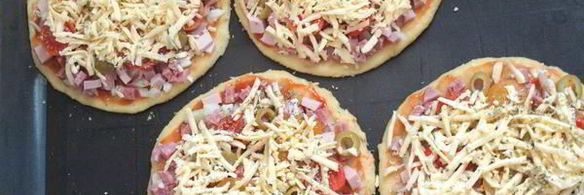 творожные мини-пиццы