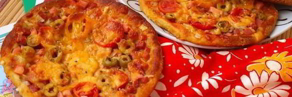 творожные мини-пиццы