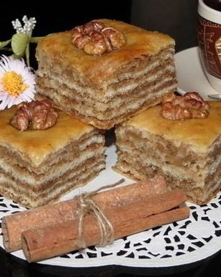 Постная пахлава