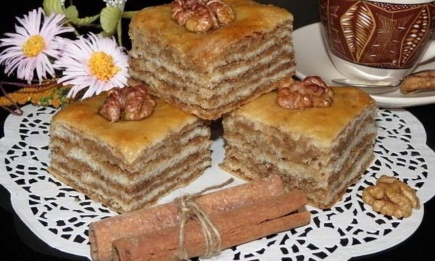 Рецепт постной пахлавы