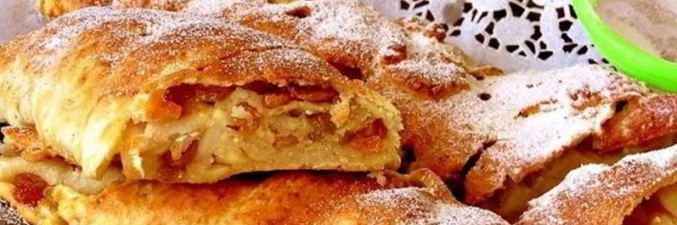 Рулетики из творожного теста