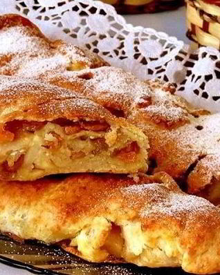 Рулетики из творожного теста