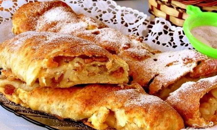 Рецепт рулетиков из творожного теста