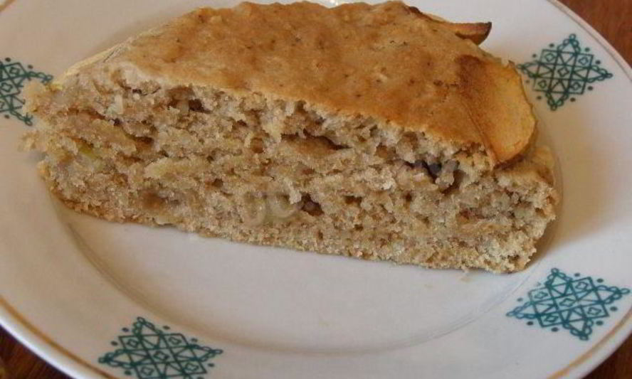 Рецепт постной шарлотки с яблоками