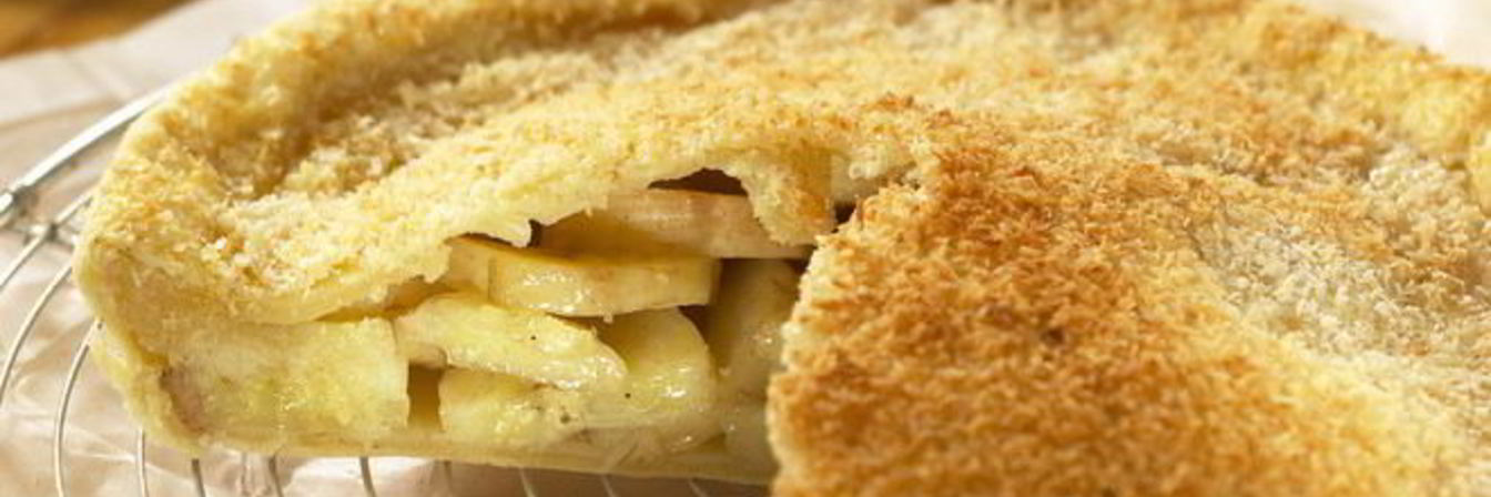 Шарлотка с бананами