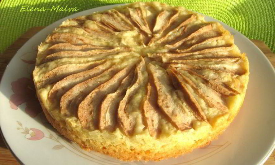 Рецепт шарлотки с грушами