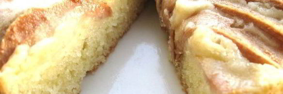 шарлотка с грушами