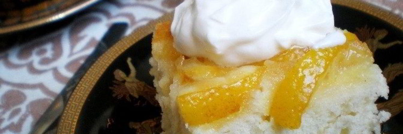 Шарлотка с лимоном