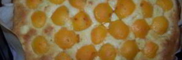 шарлотка с яблоками и абрикосами