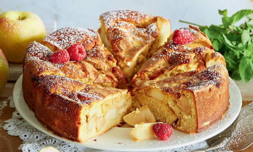 Рецепт шарлотки с яблоками и ванилью