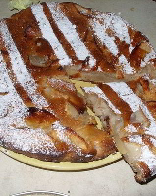 Шарлотка с яблоками