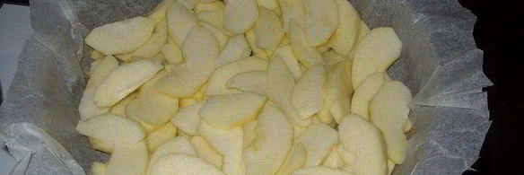 шарлотка с яблоками