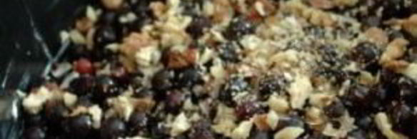 шарлотка со смородиной