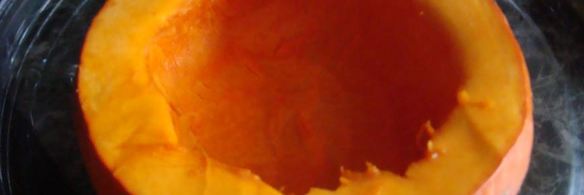 шарлотка в тыкве хоккайдо