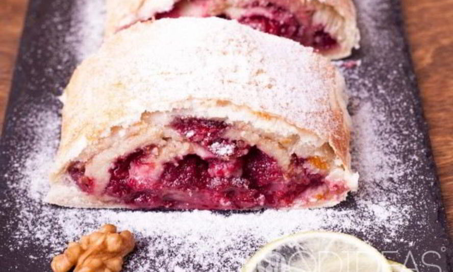 Рецепт штруделя с вишней