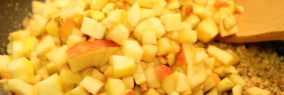 штрудель с яблоками