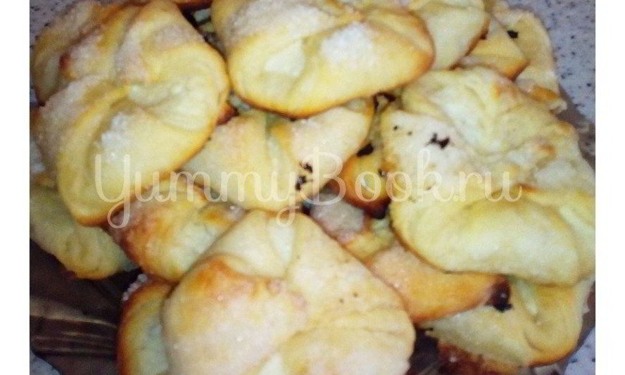 Рецепт слоена-дрожжевых конвертики