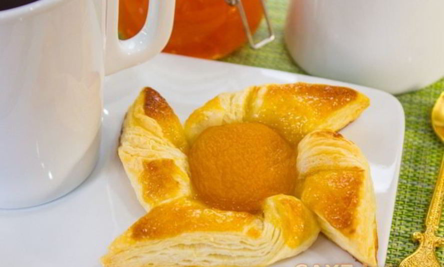 Рецепт слоек с абрикосами
