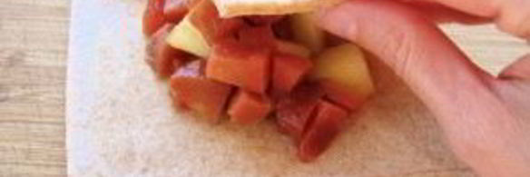 слойки с айвой