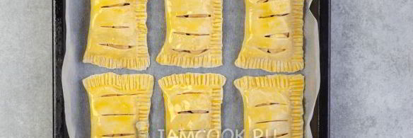 слойки с бананом