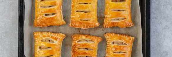 слойки с бананом