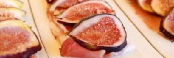 слойки с инжиром и ветчиной