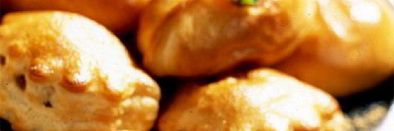 Слойки с хурмой